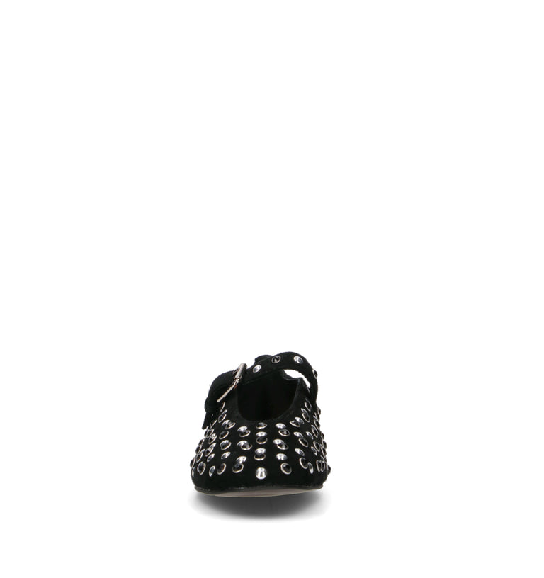 BIBI LOU Ballerina donna nera in suede
