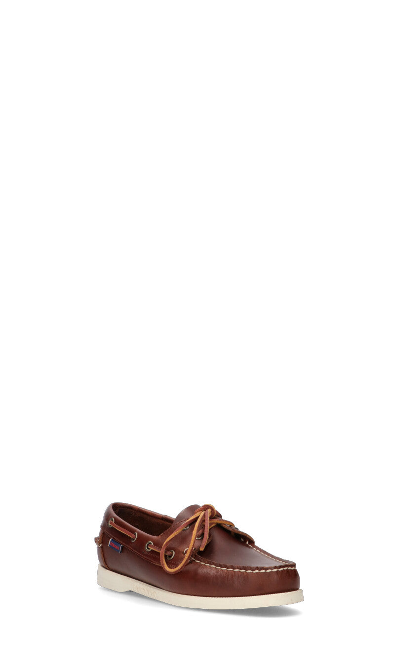 SEBAGO Scarpa barca donna marrone in pelle