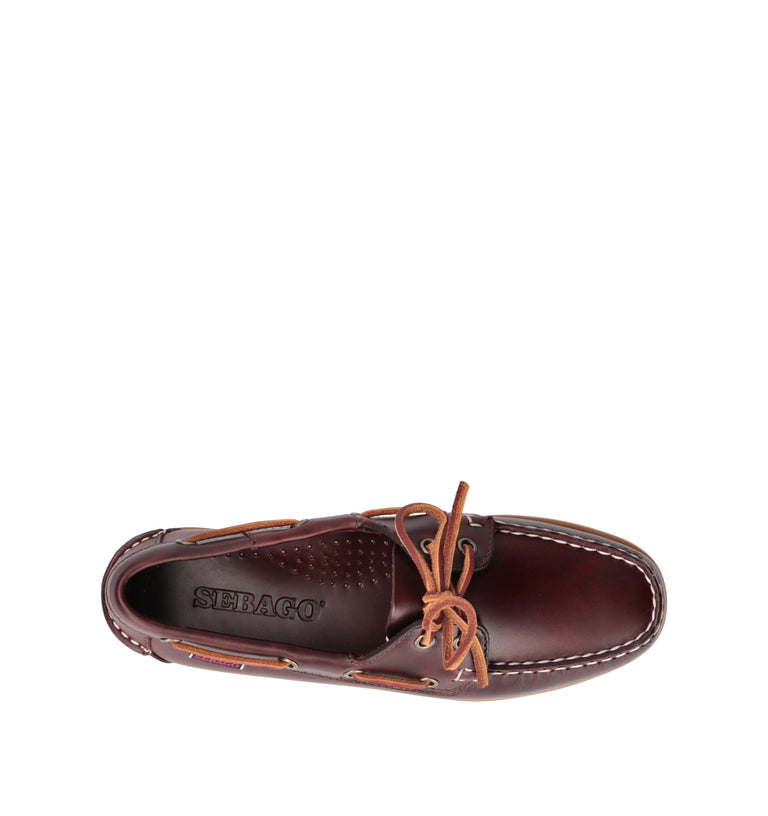 SEBAGO Scarpa barca donna marrone in pelle