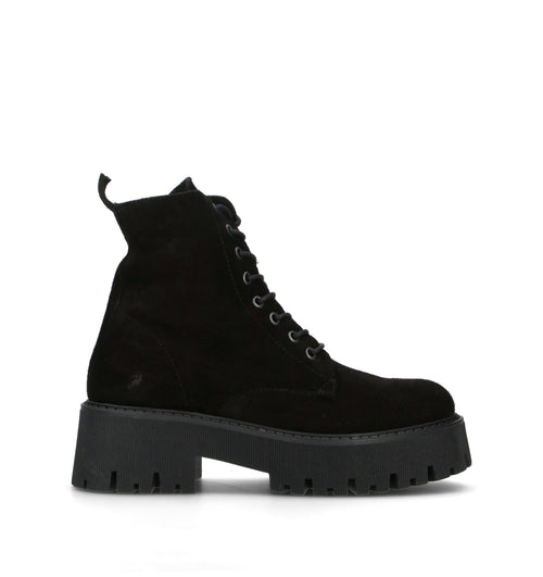 RIZZOLI Anfibio donna nero in suede