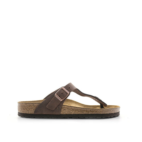 BIRKENSTOCK GIZEH Ciabatta donna marrone in pelle