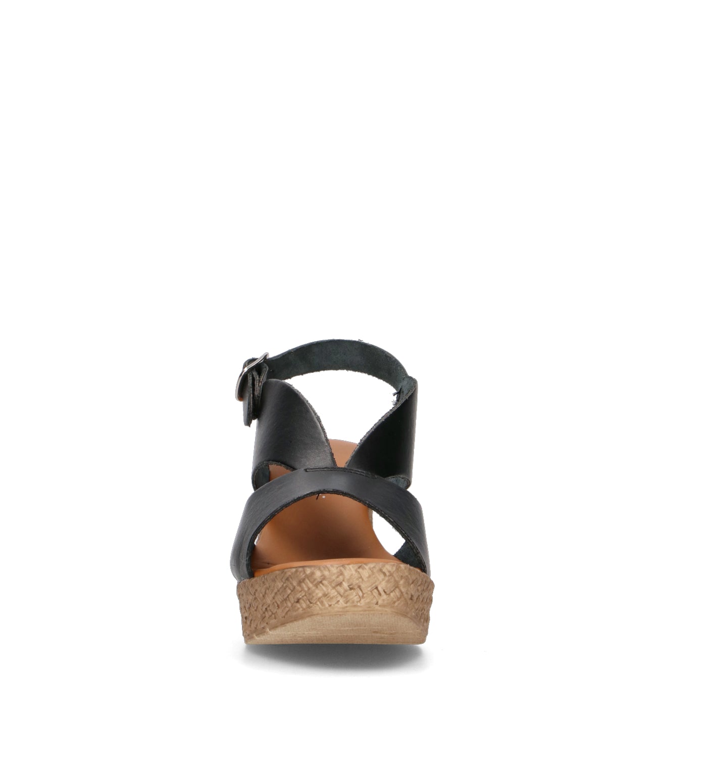 VARIOPINTO Sandalo donna nero in pelle