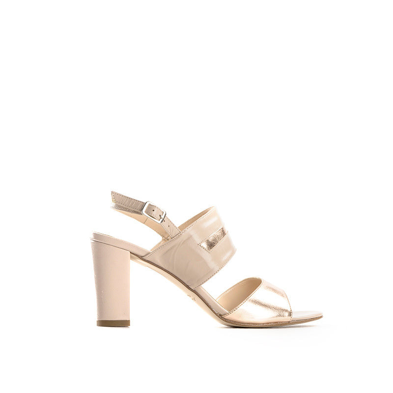 ROBERTA GINEPRI Sandalo donna cipria/rosé in pelle