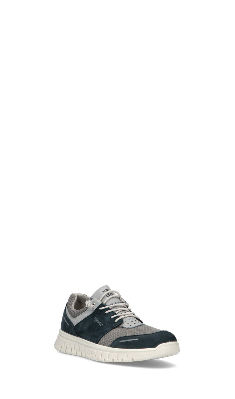 IGI&CO Sneaker uomo blu in suede