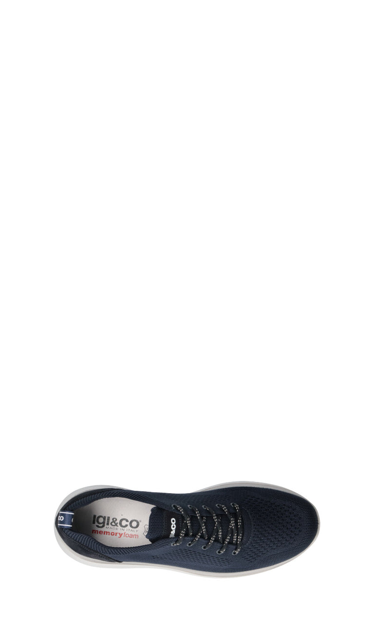 IGI&CO Sneaker uomo blu in suede