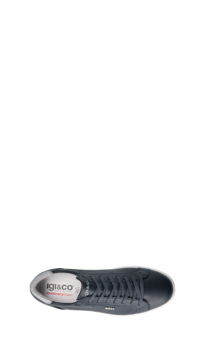 IGI&CO Sneaker uomo blu in pelle