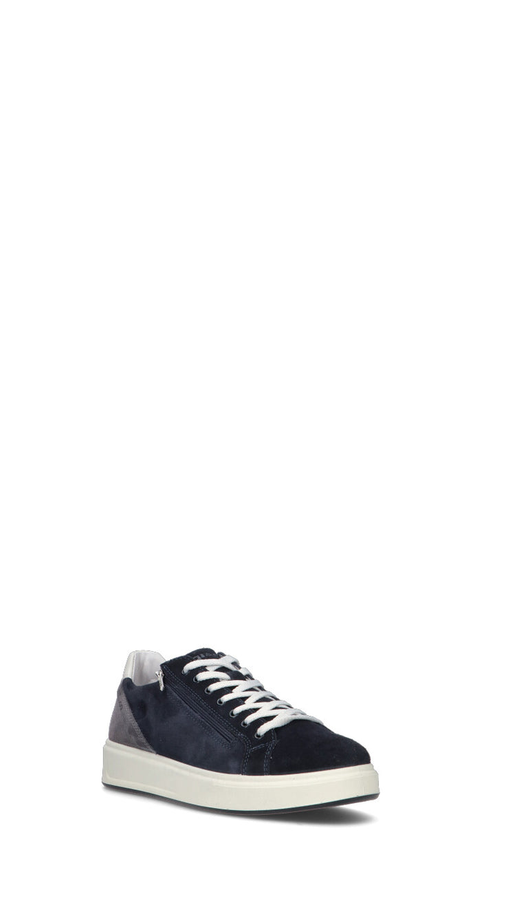 IGI&CO Sneaker uomo blu in suede