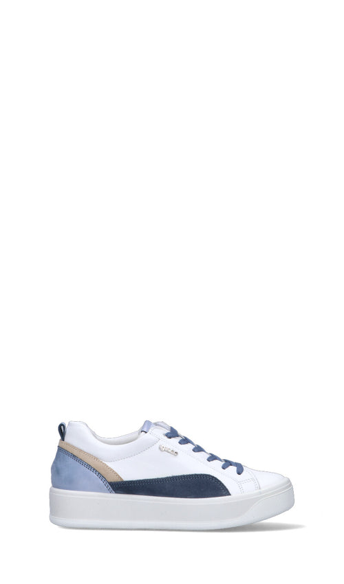 IGI&CO Sneaker donna bianca/blu in pelle