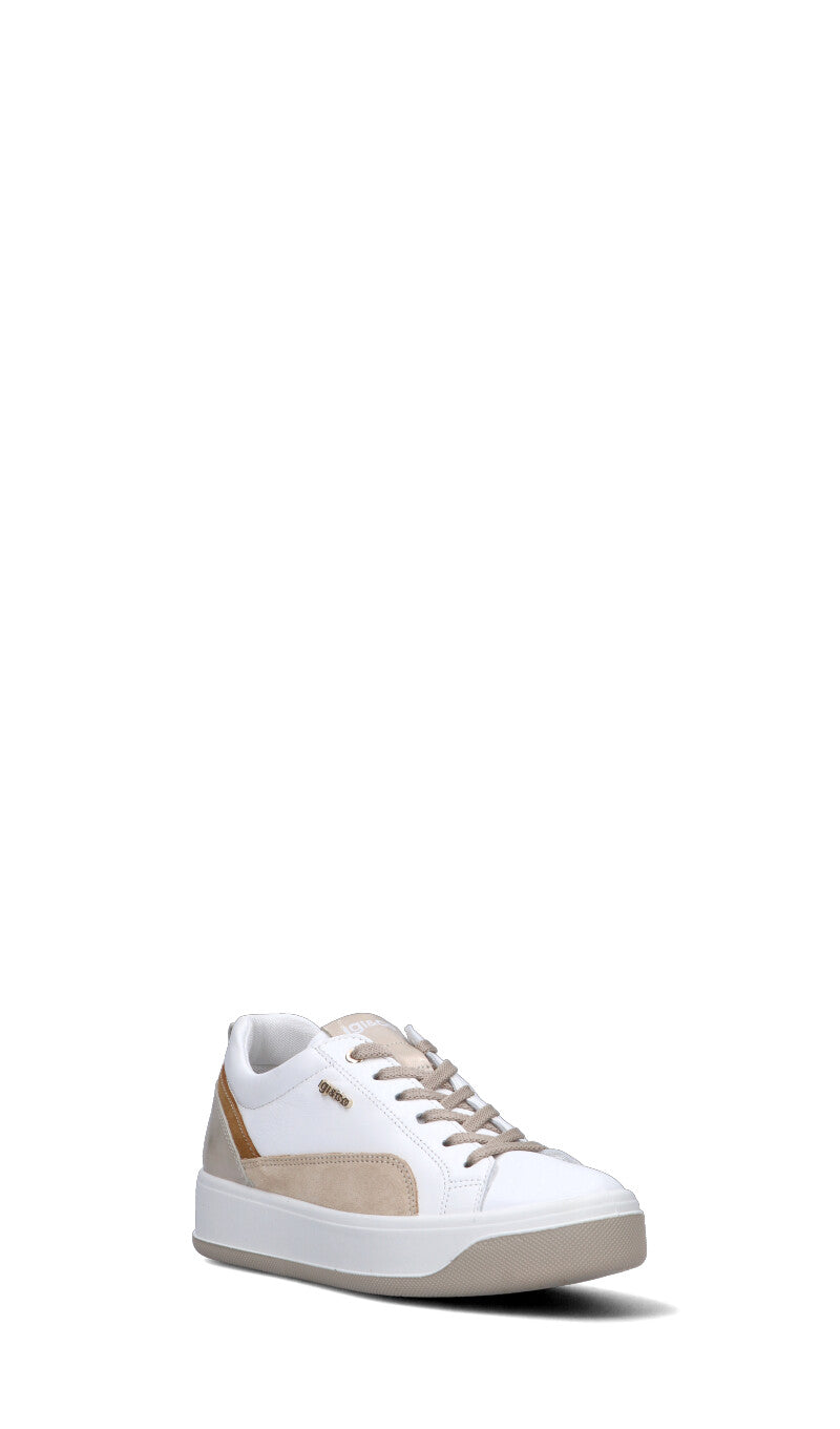 IGI&CO Sneaker donna bianca/beige in pelle