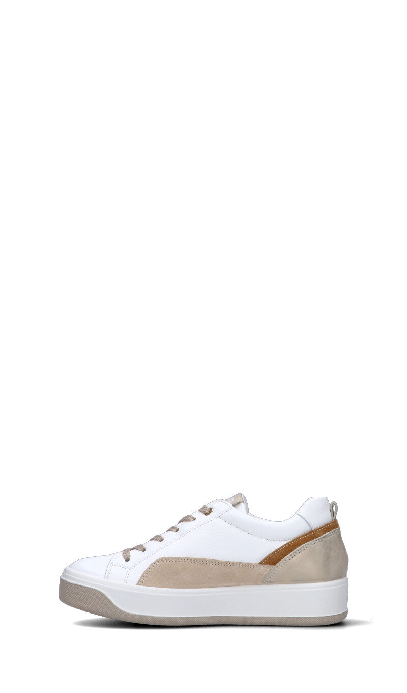 IGI&CO Sneaker donna bianca/beige in pelle