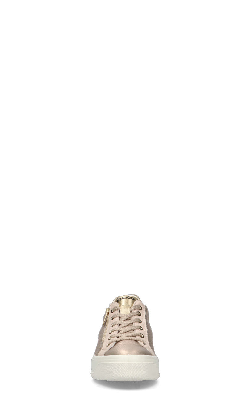 IGI&CO Sneaker donna oro in pelle