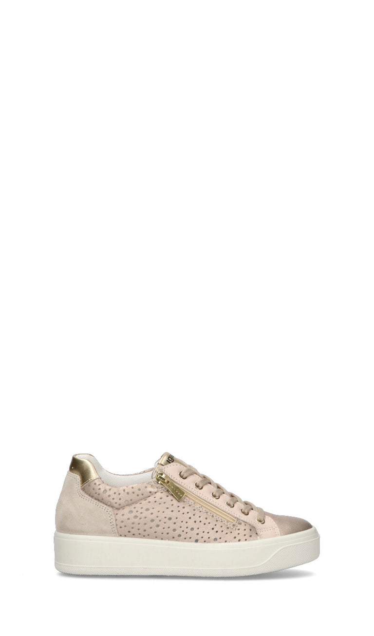 IGI&CO Sneaker donna oro in pelle