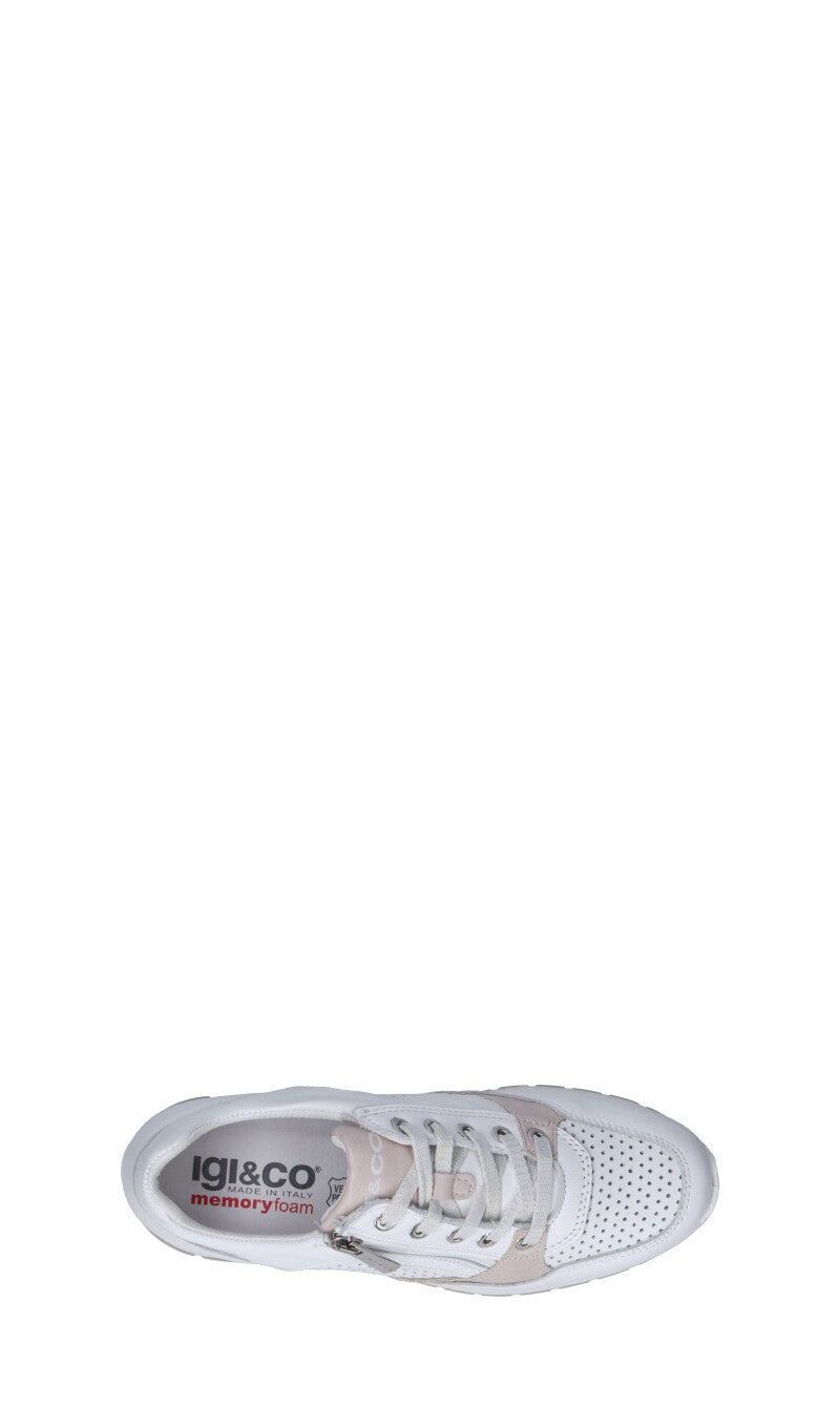 IGI&CO Sneaker donna bianca in pelle