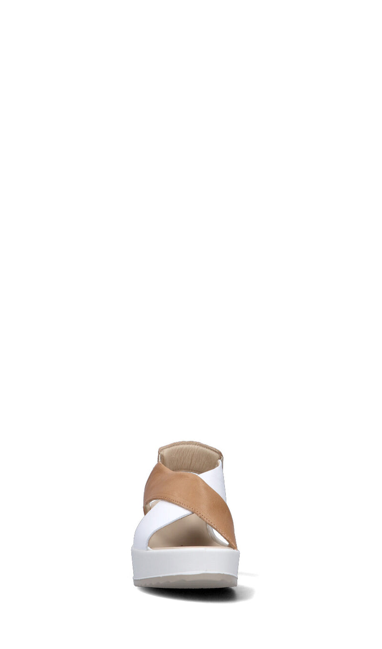 IGI&CO Sandalo donna bianco/biscotto in pelle