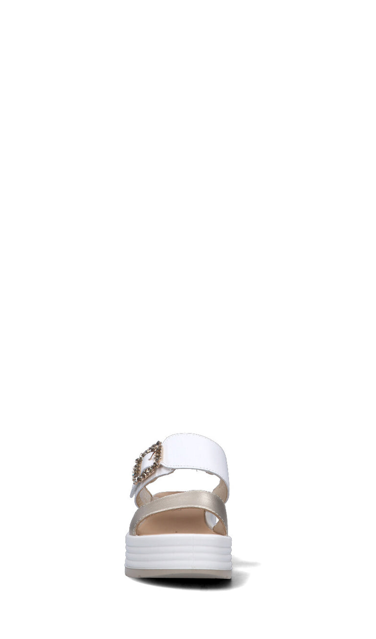 IGI&CO Sandalo donna bianco/platino in pelle