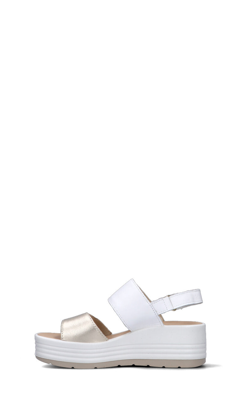 IGI&CO Sandalo donna bianco/platino in pelle