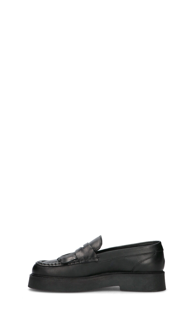 VARIOPINTO Mocassino donna nero in pelle