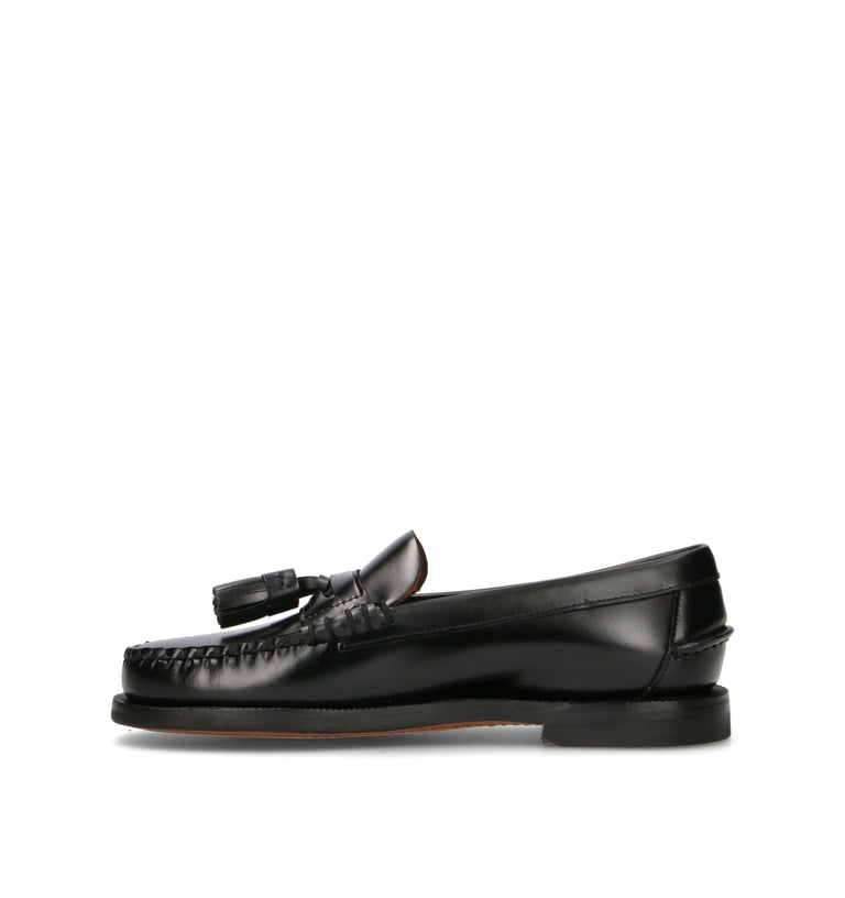SEBAGO Mocassino donna nero in pelle