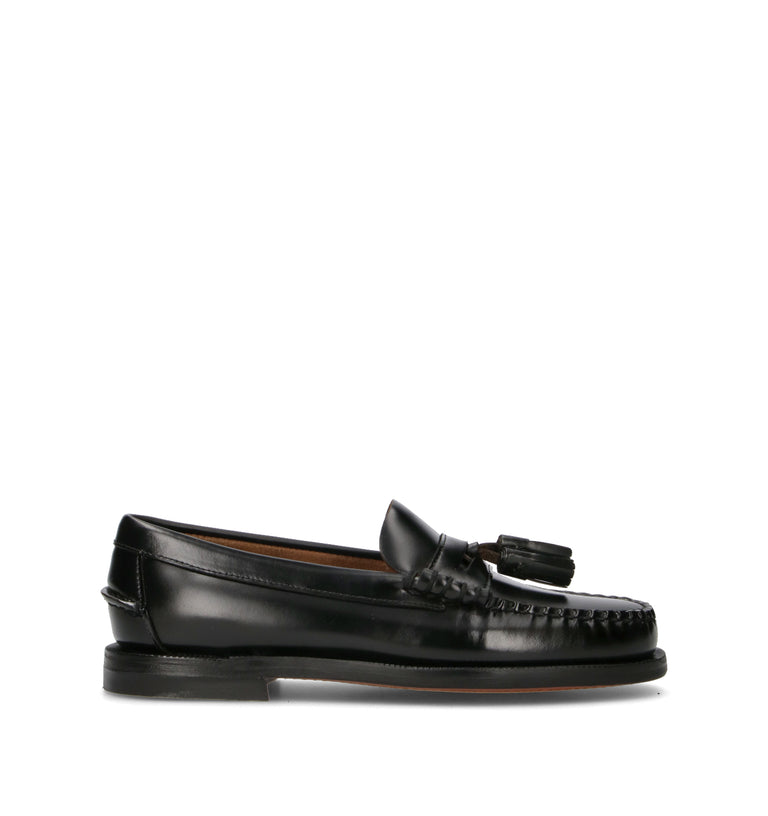 SEBAGO Mocassino donna nero in pelle