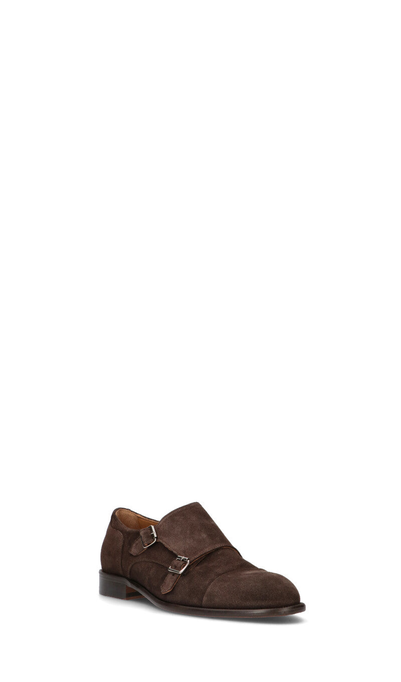 MEZZETINTE Stringata uomo marrone in suede