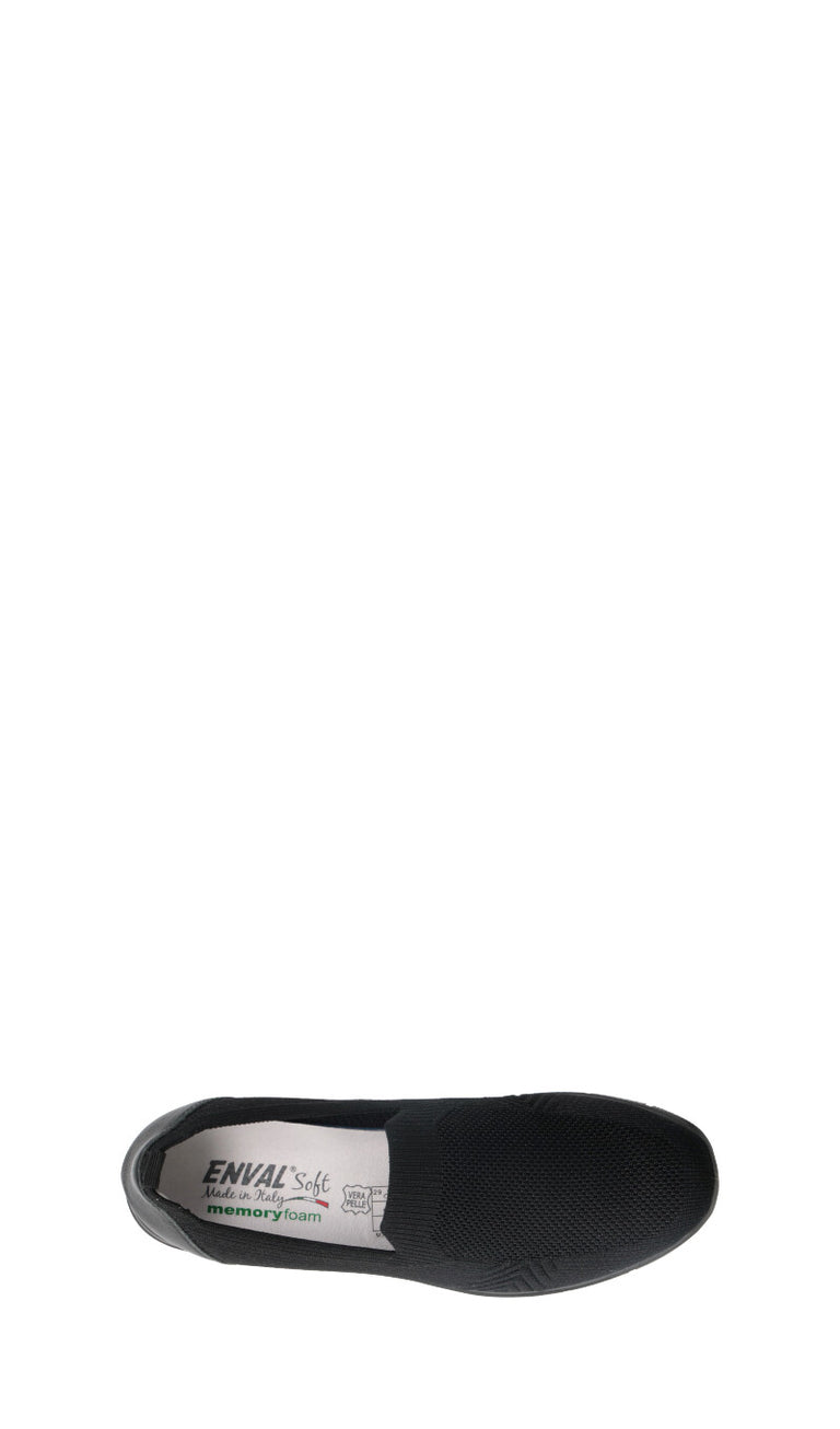 ENVAL Mocassino donna nero