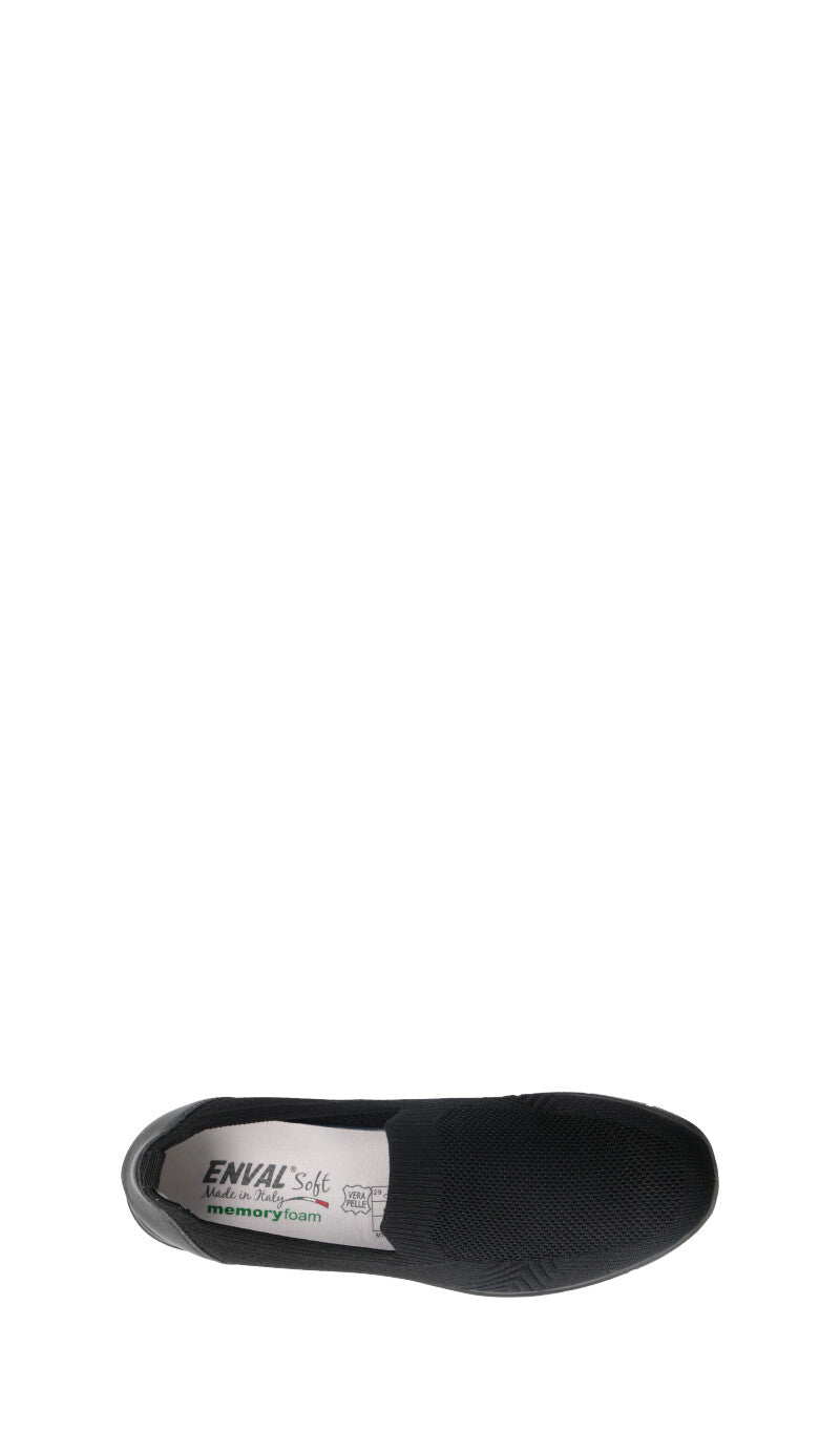ENVAL Mocassino donna nero