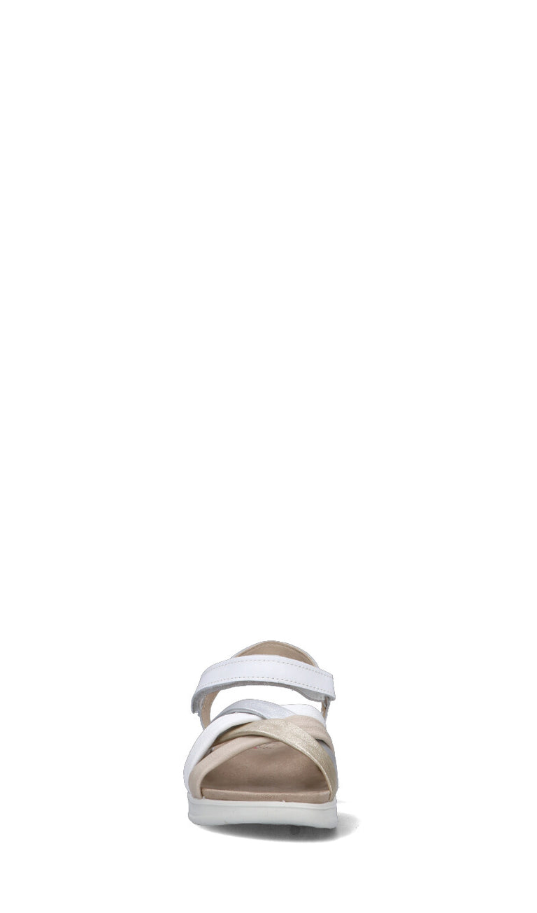 ENVAL Sandalo donna bianco/beige
