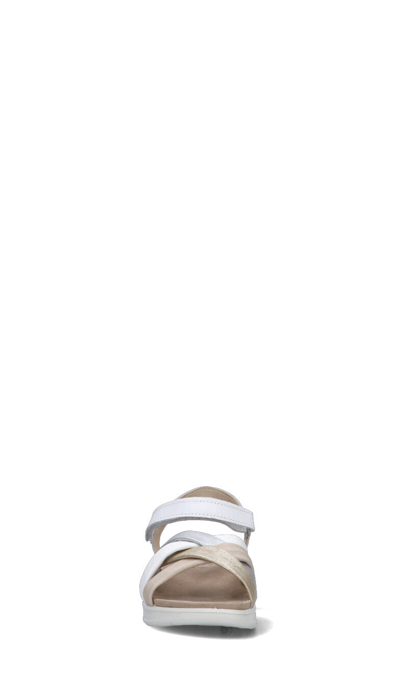 ENVAL Sandalo donna bianco/beige