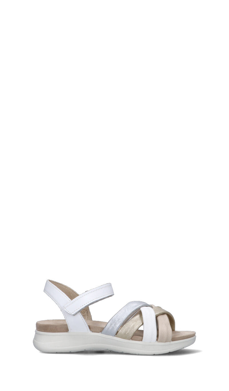ENVAL Sandalo donna bianco/beige