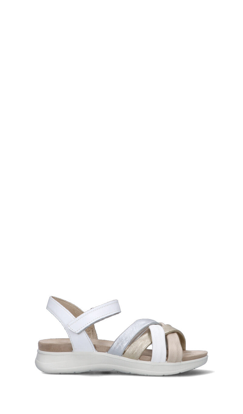 ENVAL Sandalo donna bianco/beige