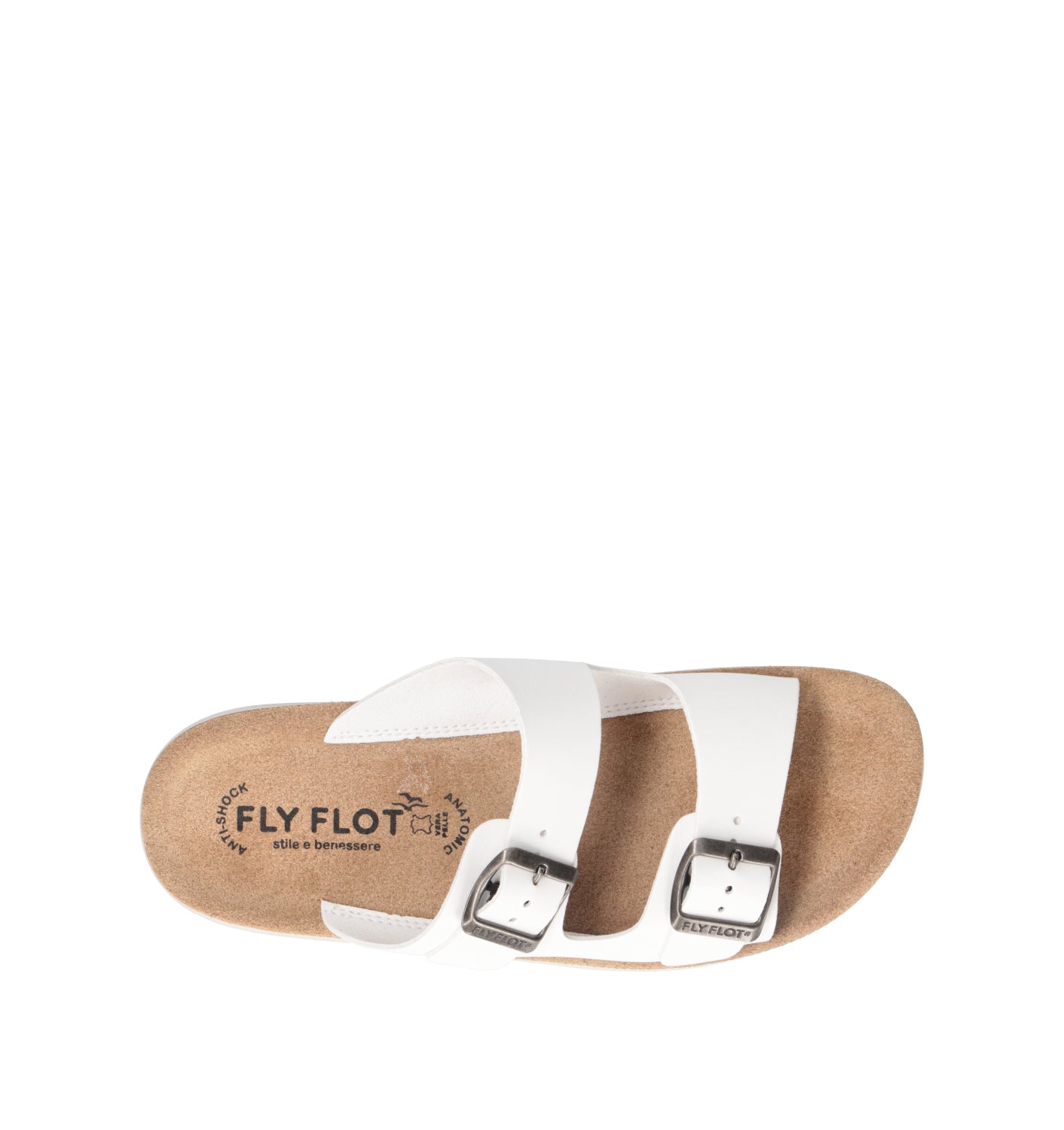 FLY FLOT Ciabatta donna bianca