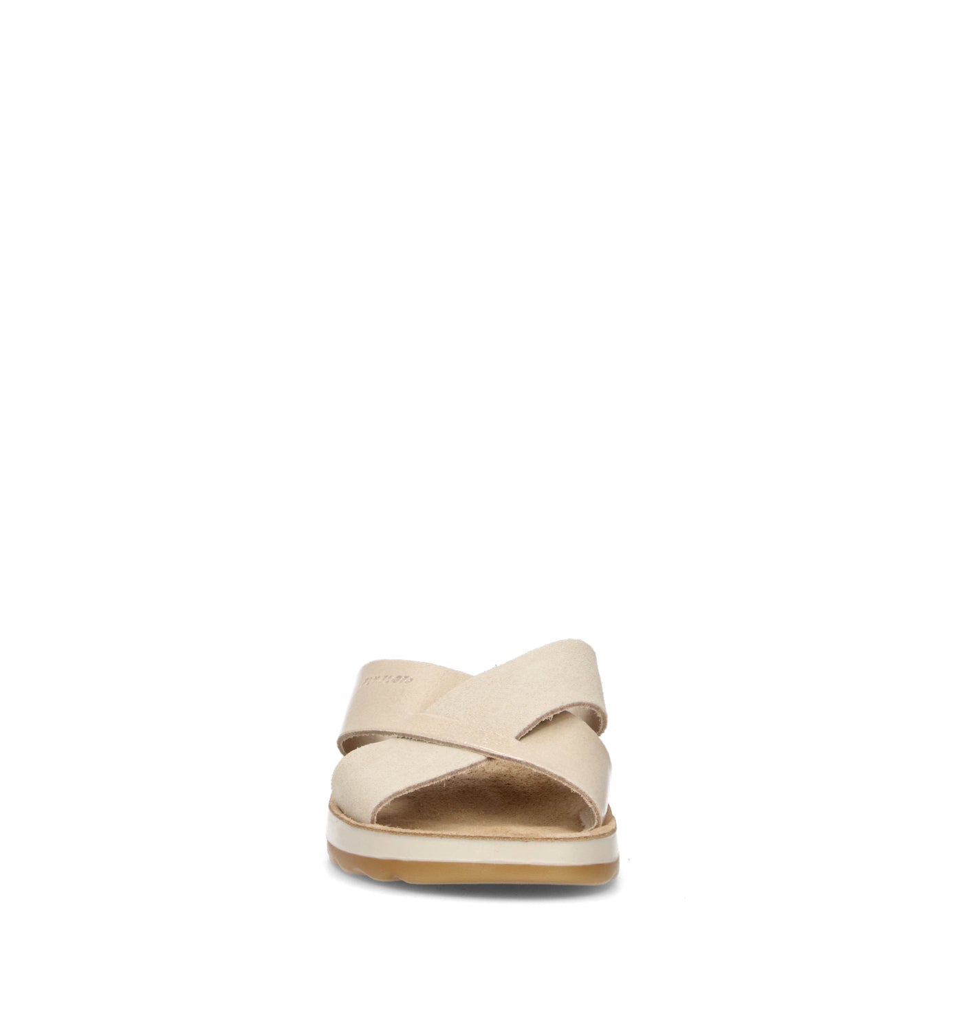 FLY FLOT Ciabatta donna avorio in pelle