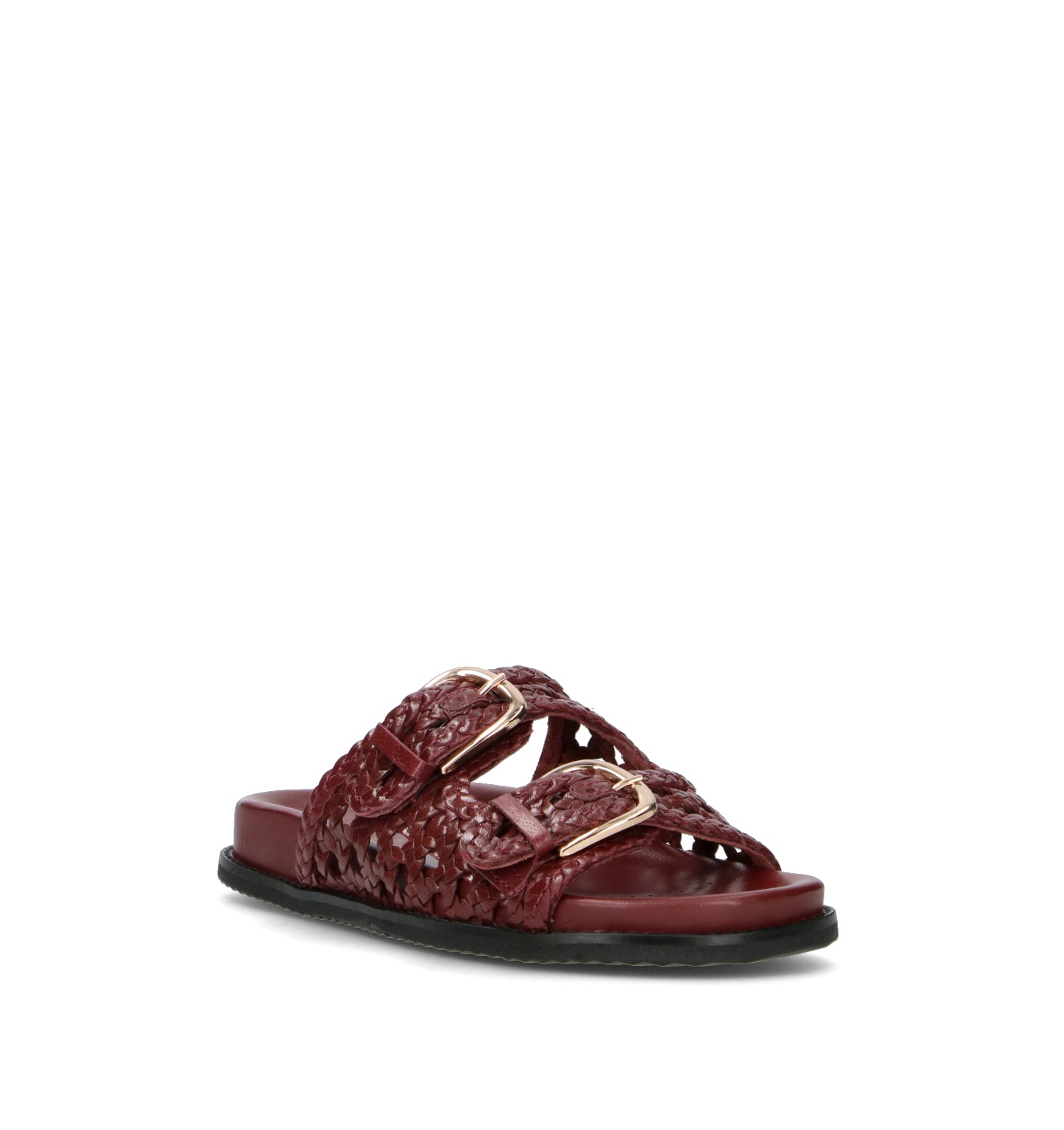 GIOSEPPO Ciabatta donna bordeaux in pelle