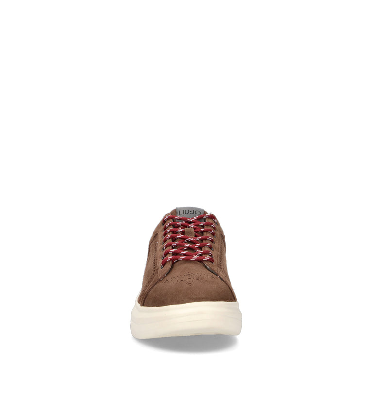 LIU JO Sneaker uomo marrone in suede