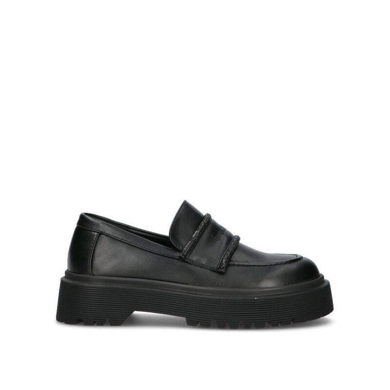 BRACCIALINI Mocassino donna nero