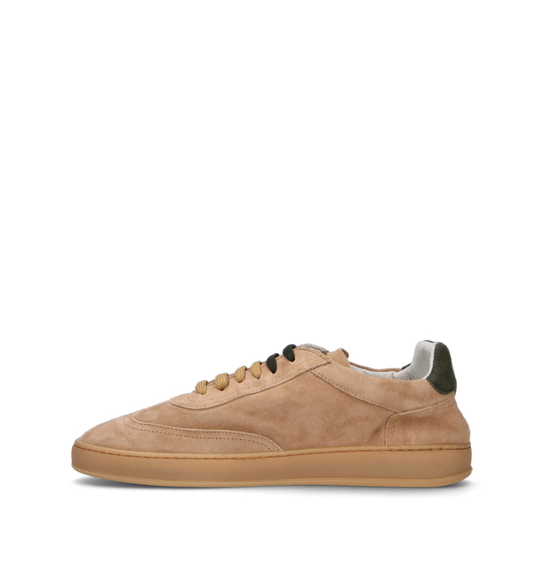 SOLDINI 80 Sneaker uomo beige in suede