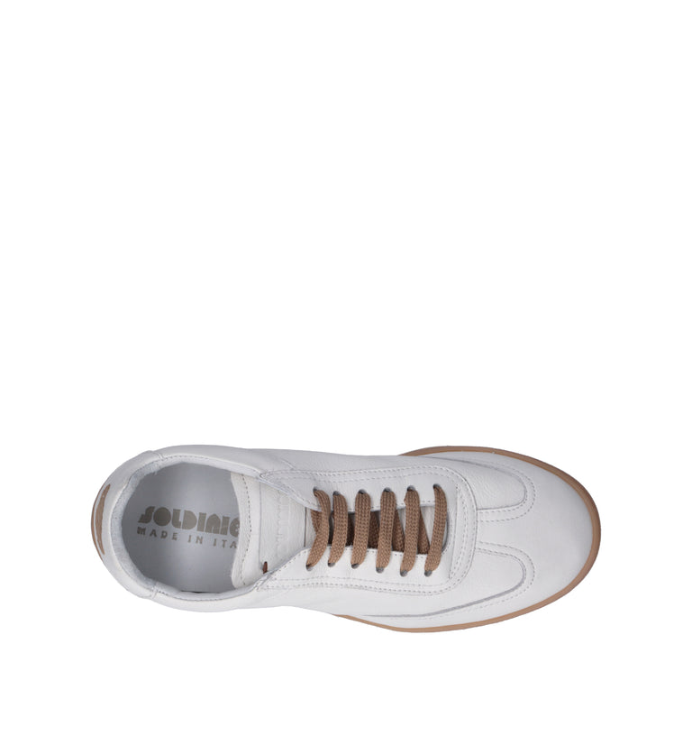 SOLDINI 80 Sneaker donna bianca in pelle