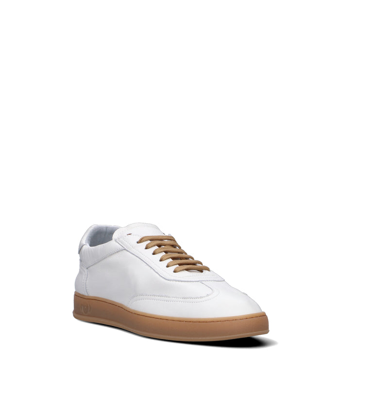 SOLDINI 80 Sneaker uomo bianca in pelle