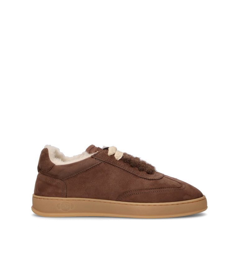 SOLDINI 80 Sneaker donna marrone in suede
