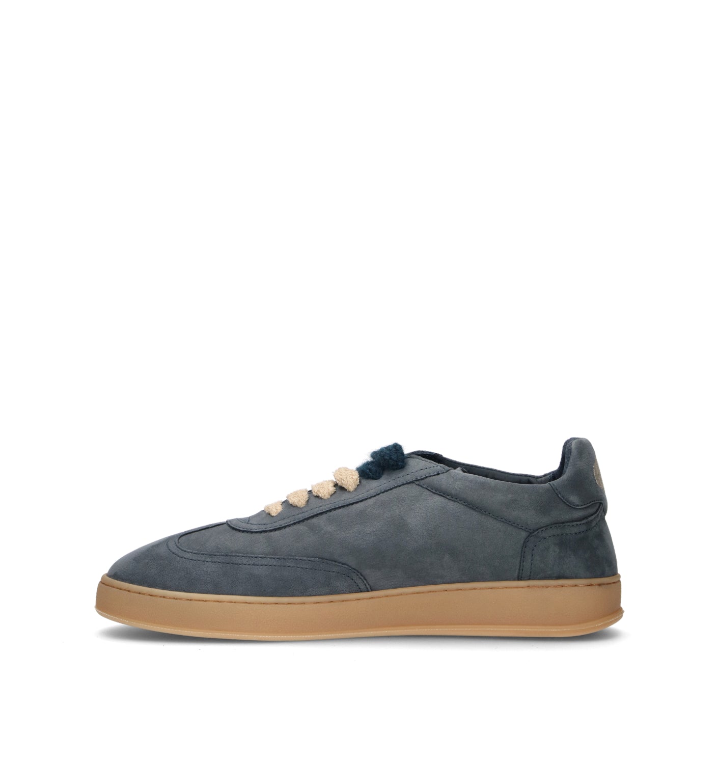 SOLDINI 80 Sneaker uomo blu in suede