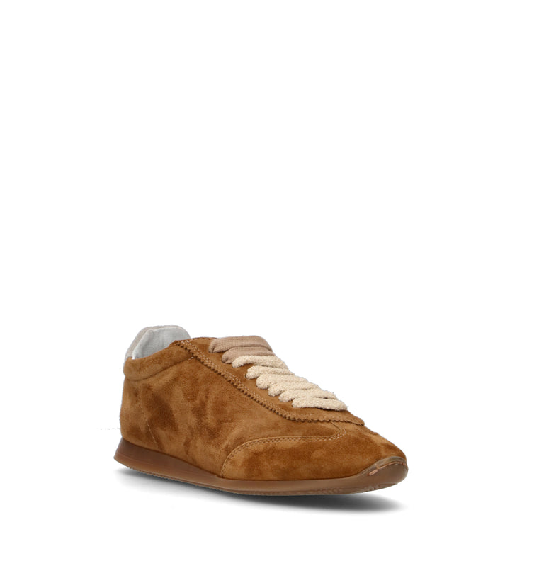 SOLDINI 80 Sneaker donna marrone in suede