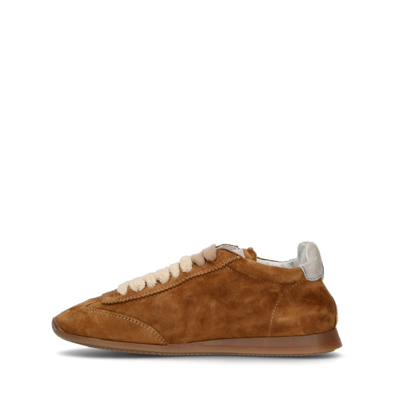 SOLDINI 80 Sneaker donna marrone in suede