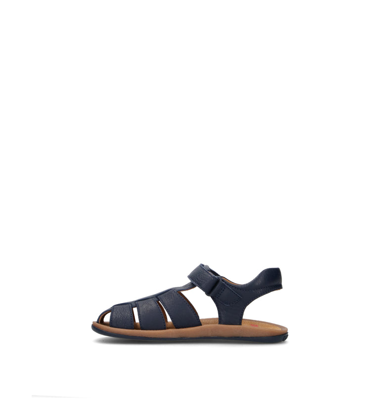 CAMPER Sandalo bimbo blu in pelle