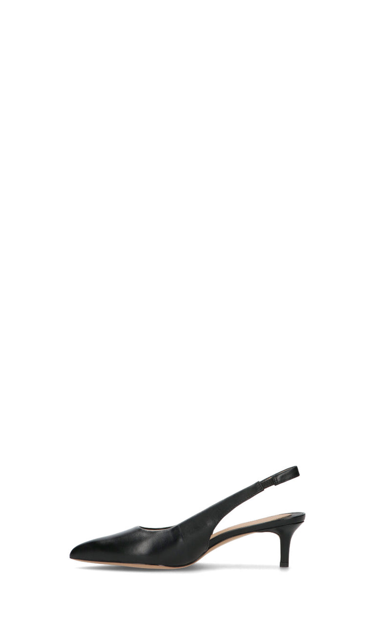 RALPH LAUREN Slingback donna nero in pelle