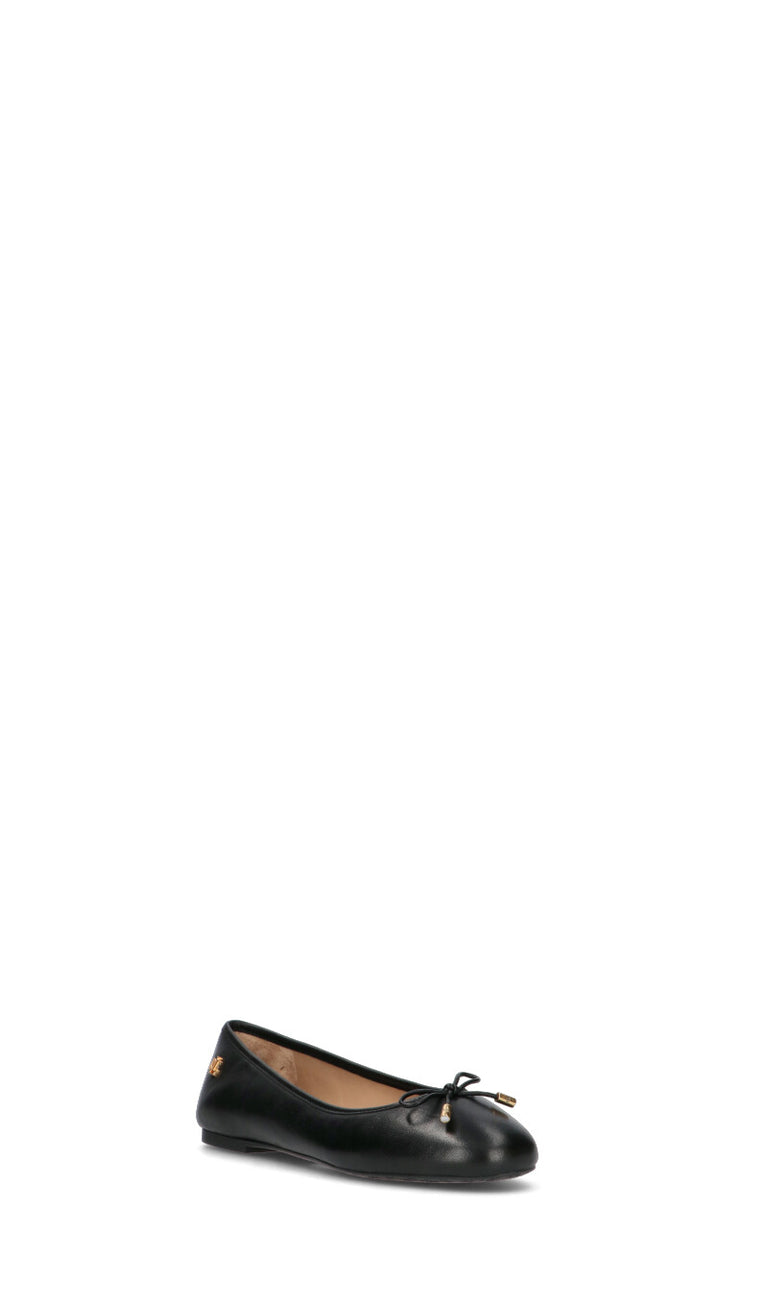 RALPH LAUREN Ballerina donna nera in pelle