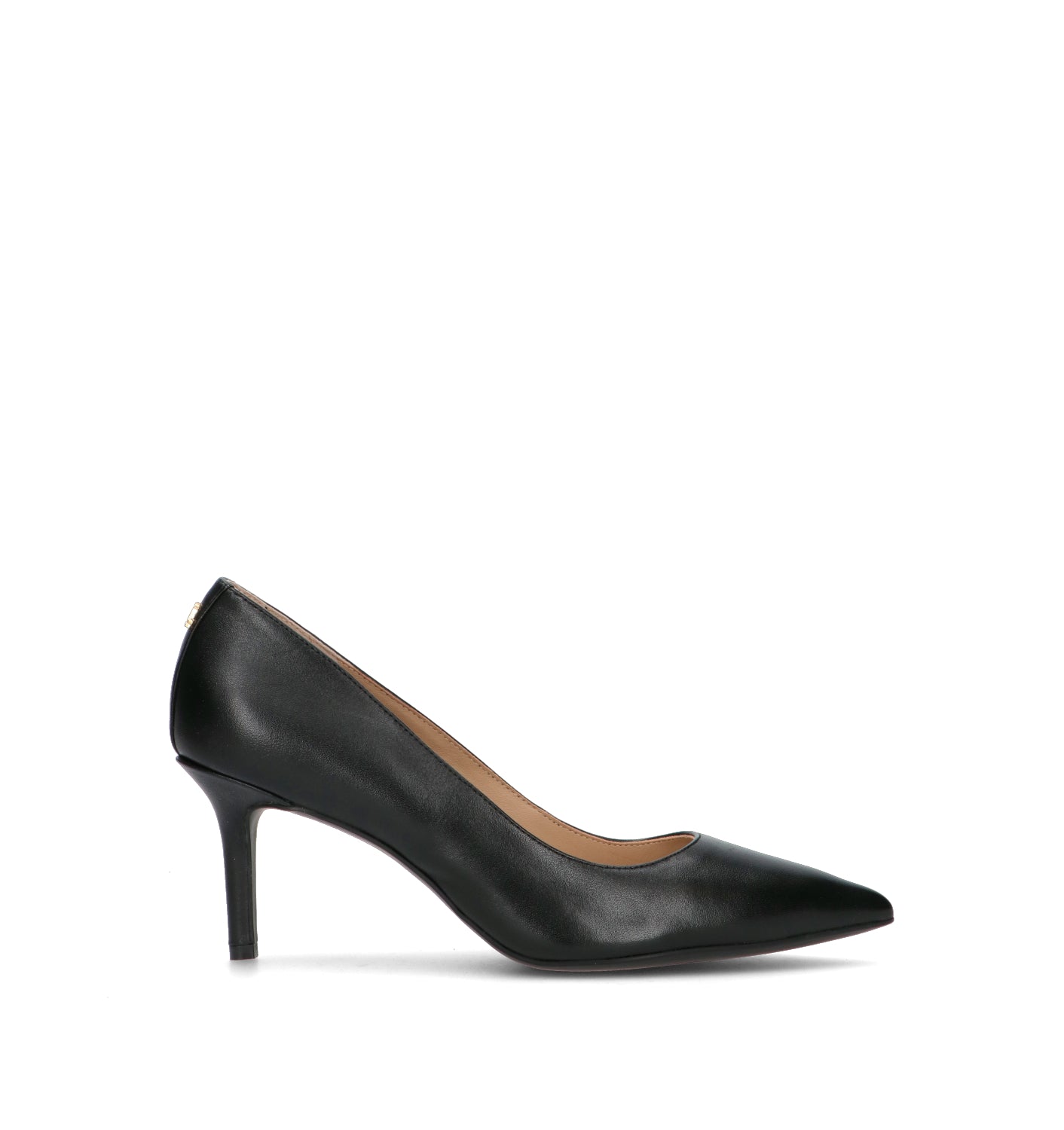 RALPH LAUREN Décolleté donna nero in pelle