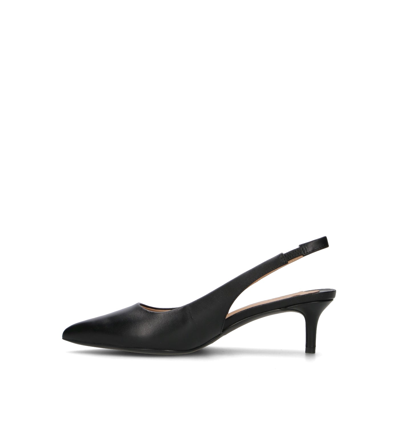 RALPH LAUREN Slingback donna nera in pelle