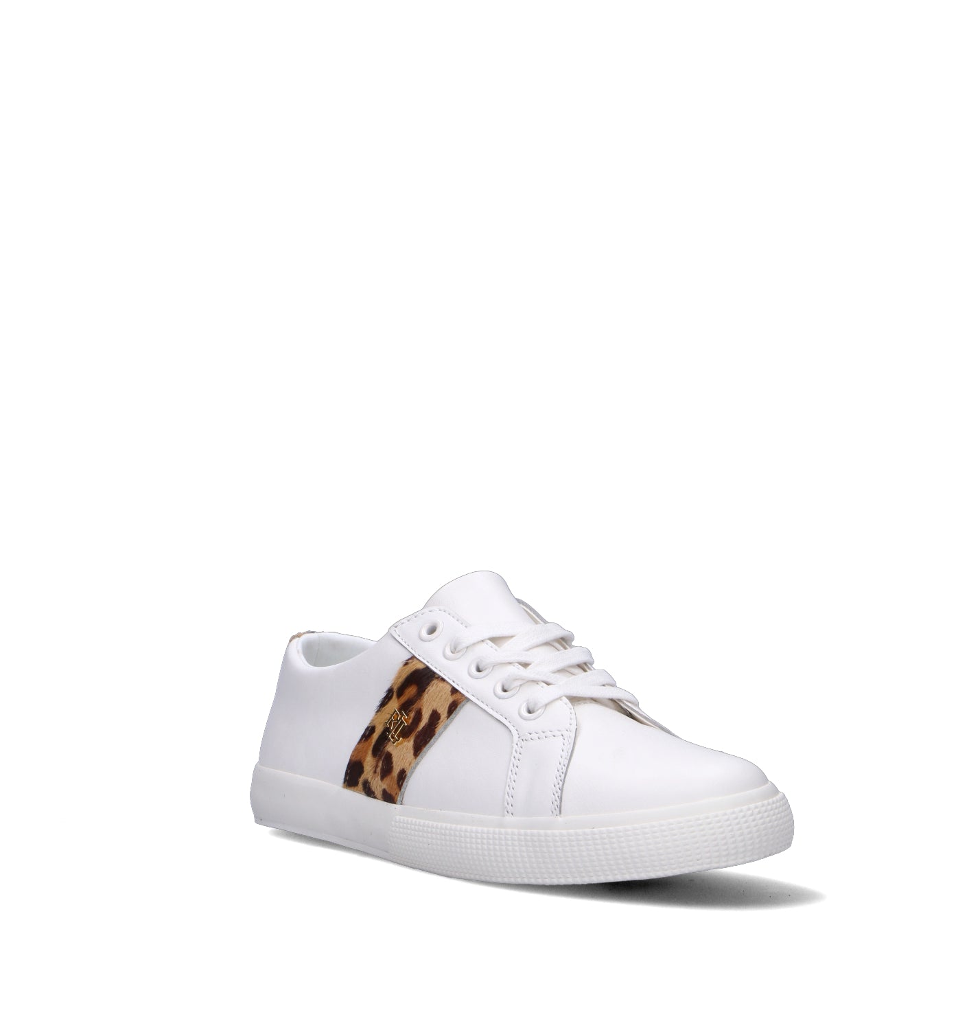 RALPH LAUREN Sneaker donna bianca in pelle