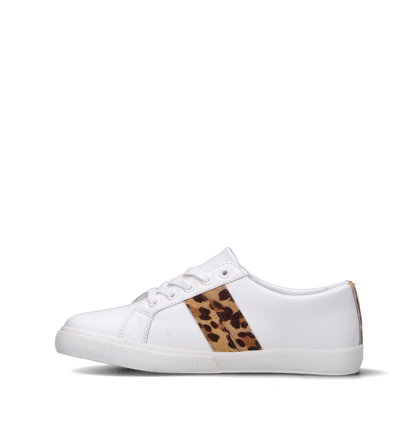 RALPH LAUREN Sneaker donna bianca in pelle
