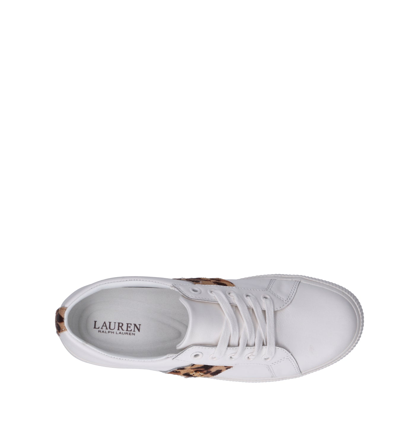 RALPH LAUREN Sneaker donna bianca in pelle